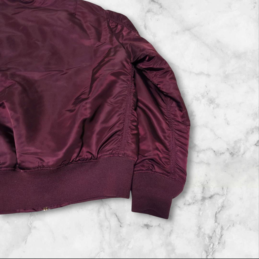 極美品♢アルファインダストリーズ MA-1 リバーシブル ボルドー XL 希少