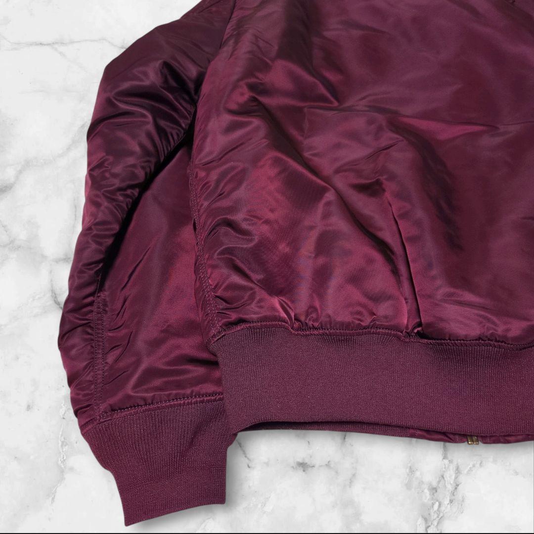 極美品♢アルファインダストリーズ MA-1 リバーシブル ボルドー XL 希少