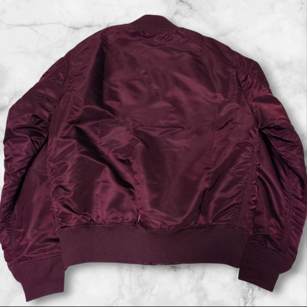 極美品♢アルファインダストリーズ MA-1 リバーシブル ボルドー XL 希少