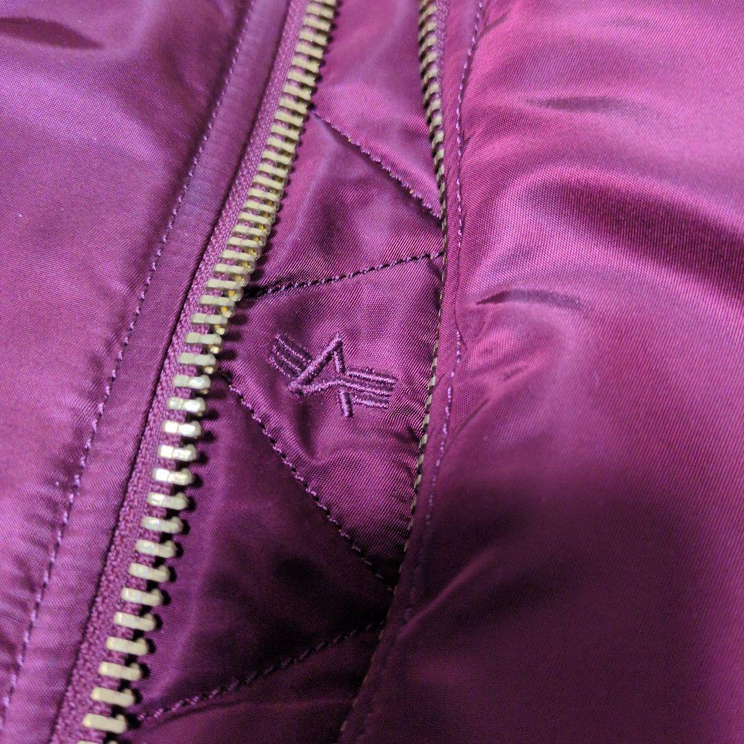 極美品♢アルファインダストリーズ MA-1 リバーシブル ボルドー XL 希少