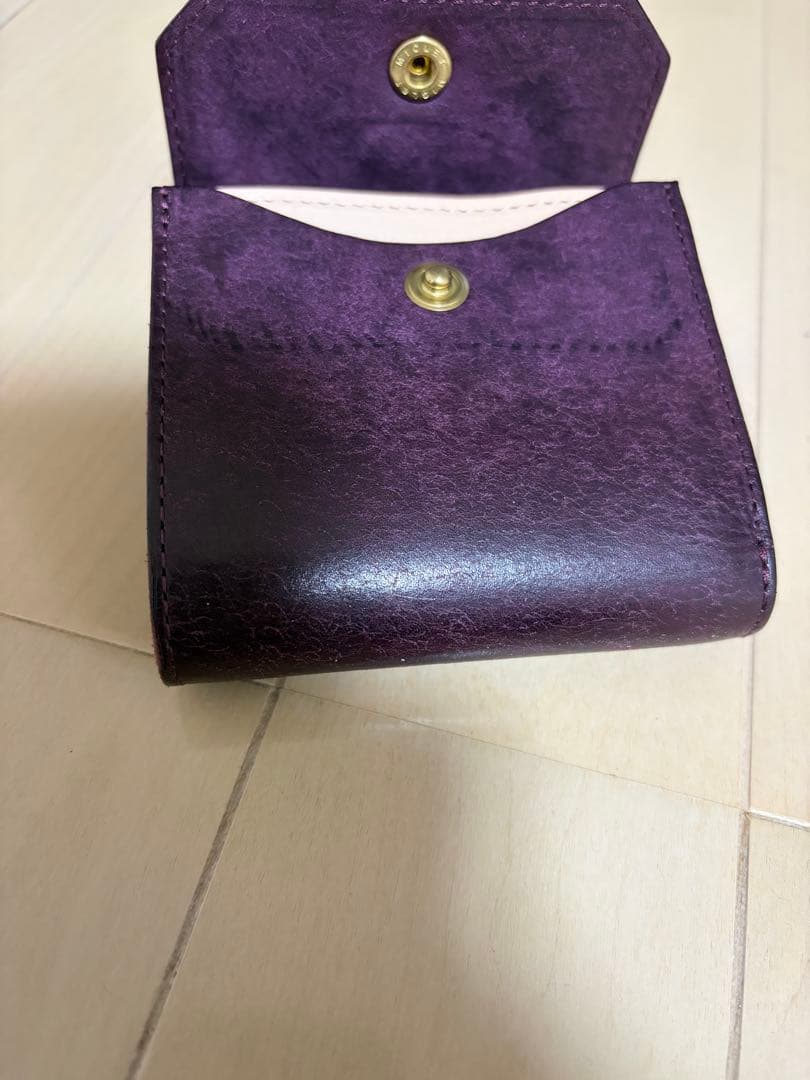 ⭐︎超美品⭐︎BEERBELLY 二つ折り財布 パープル