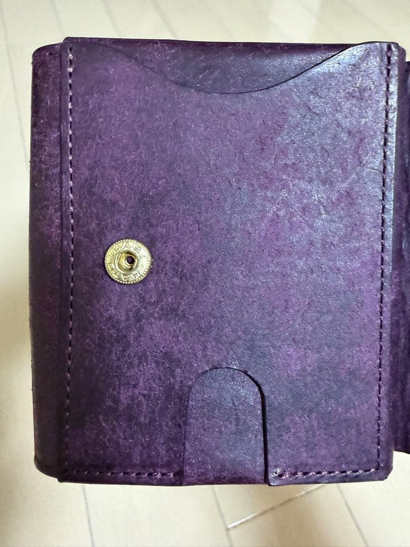 ⭐︎超美品⭐︎BEERBELLY 二つ折り財布 パープル