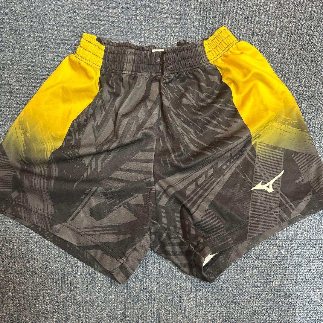 Mizuno バレーボールパンツ イエロー/ブラック