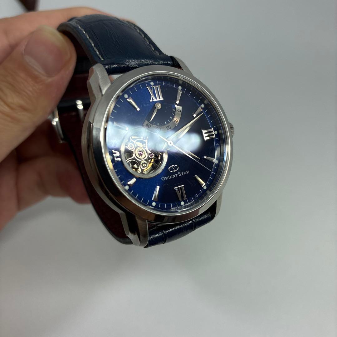 【稼働良好】オリエントスター オープンハート パワーリザーブ 裏スケ