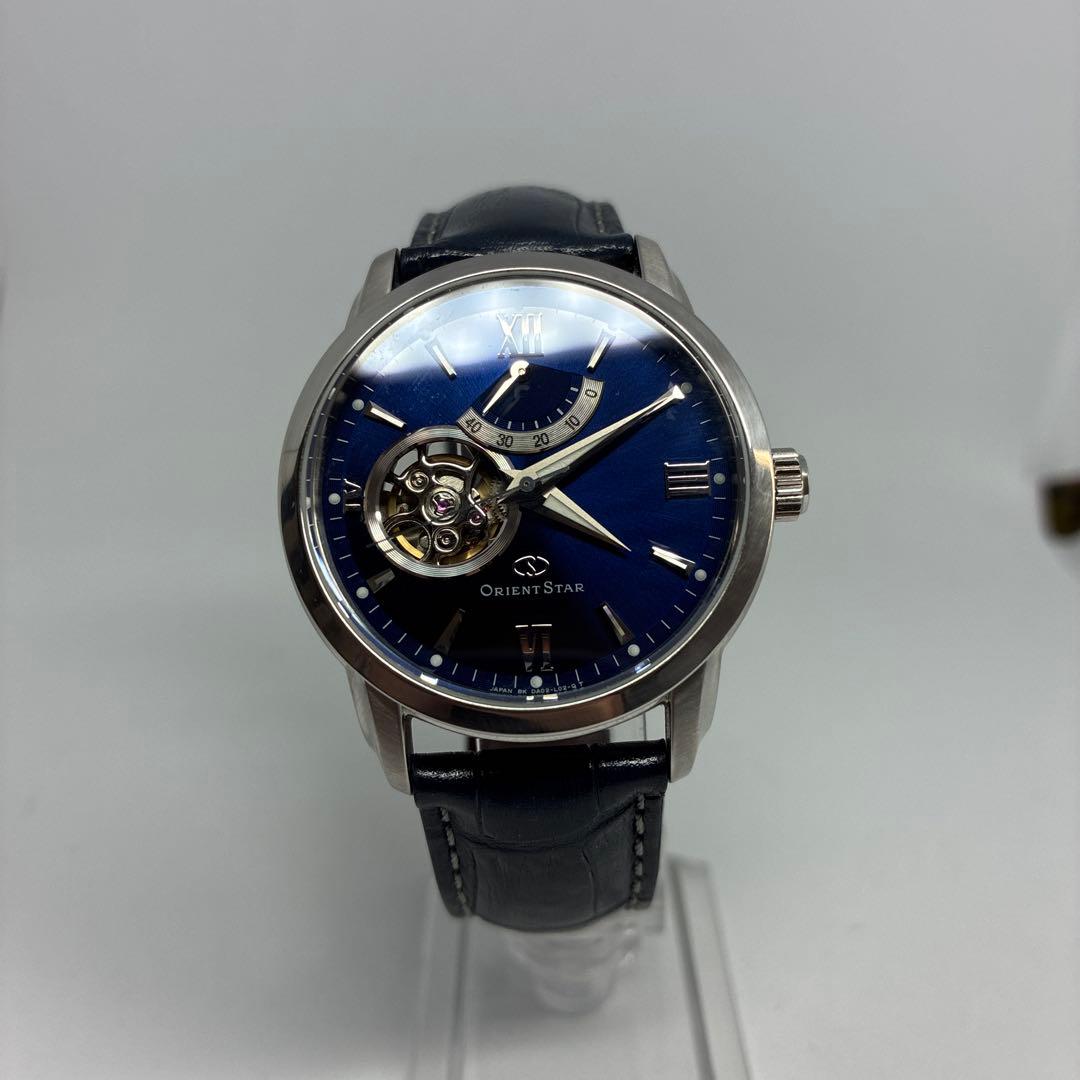 【稼働良好】オリエントスター オープンハート パワーリザーブ 裏スケ