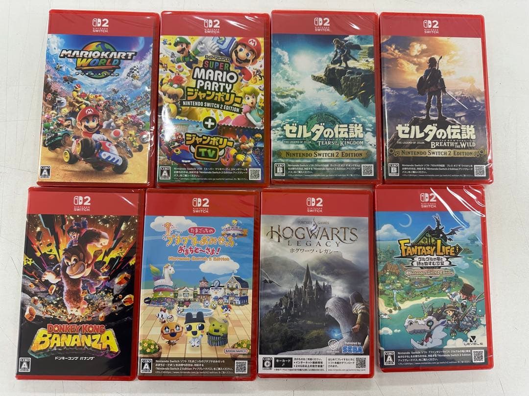 Nintendo Switch 2ゲームソフトセット8本