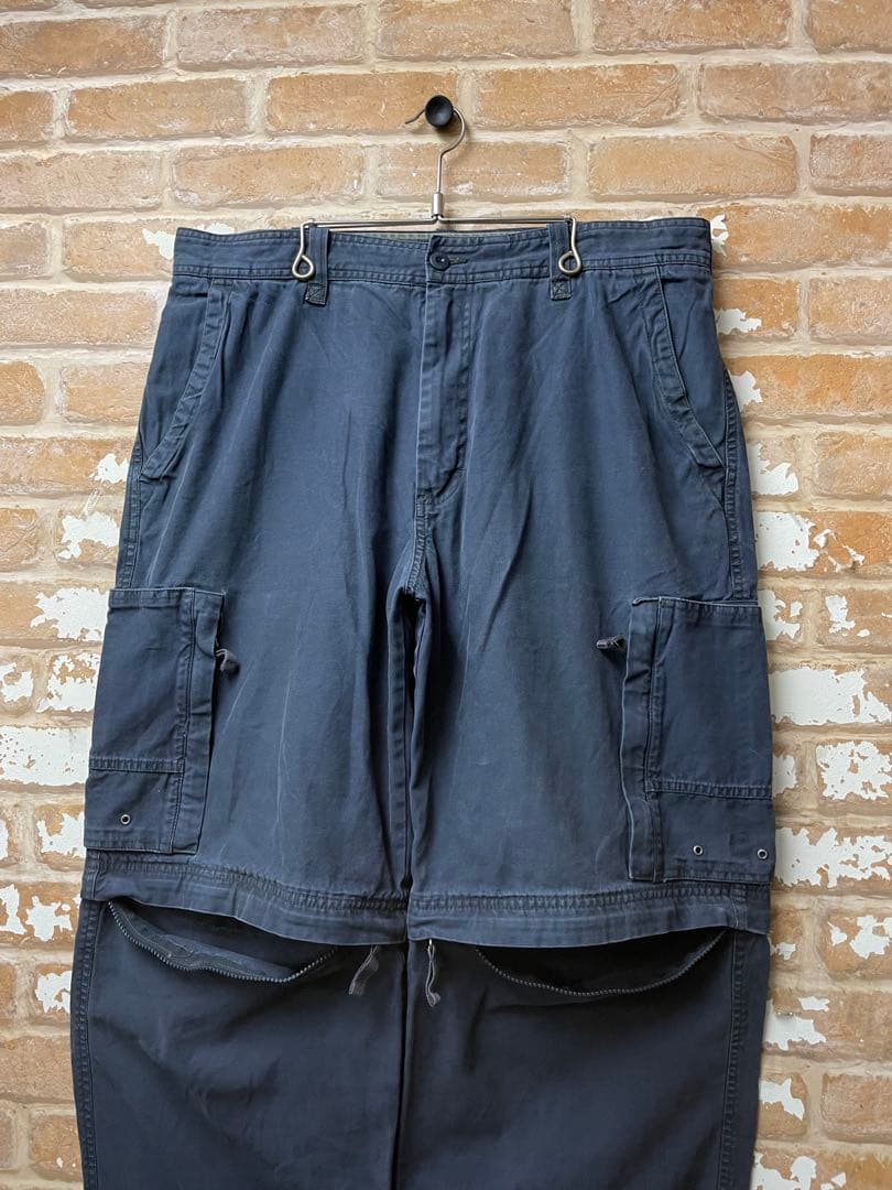 90s OLD NAVY カーゴパンツ オールドネイビー　2way ネイビー