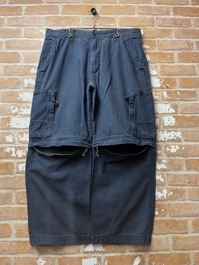 90s OLD NAVY カーゴパンツ オールドネイビー　2way ネイビー
