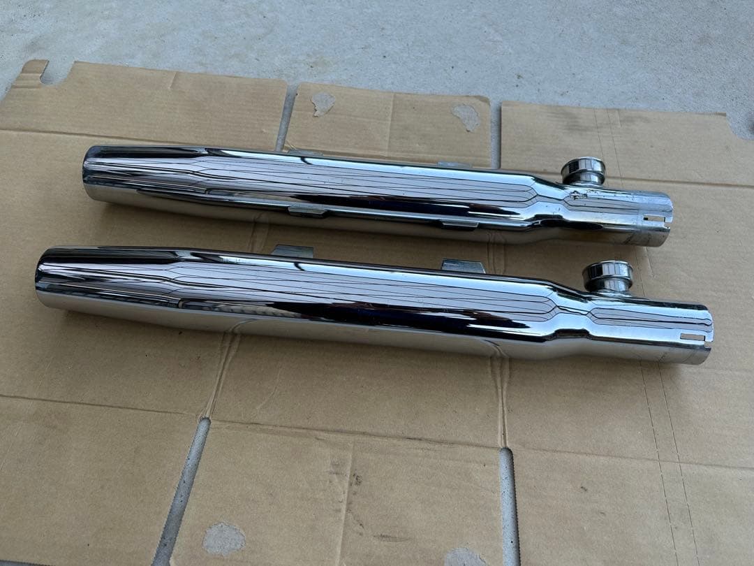 スポーツスター　クロームワークス　2.5インチ　スリップオンマフラー　ハーレー