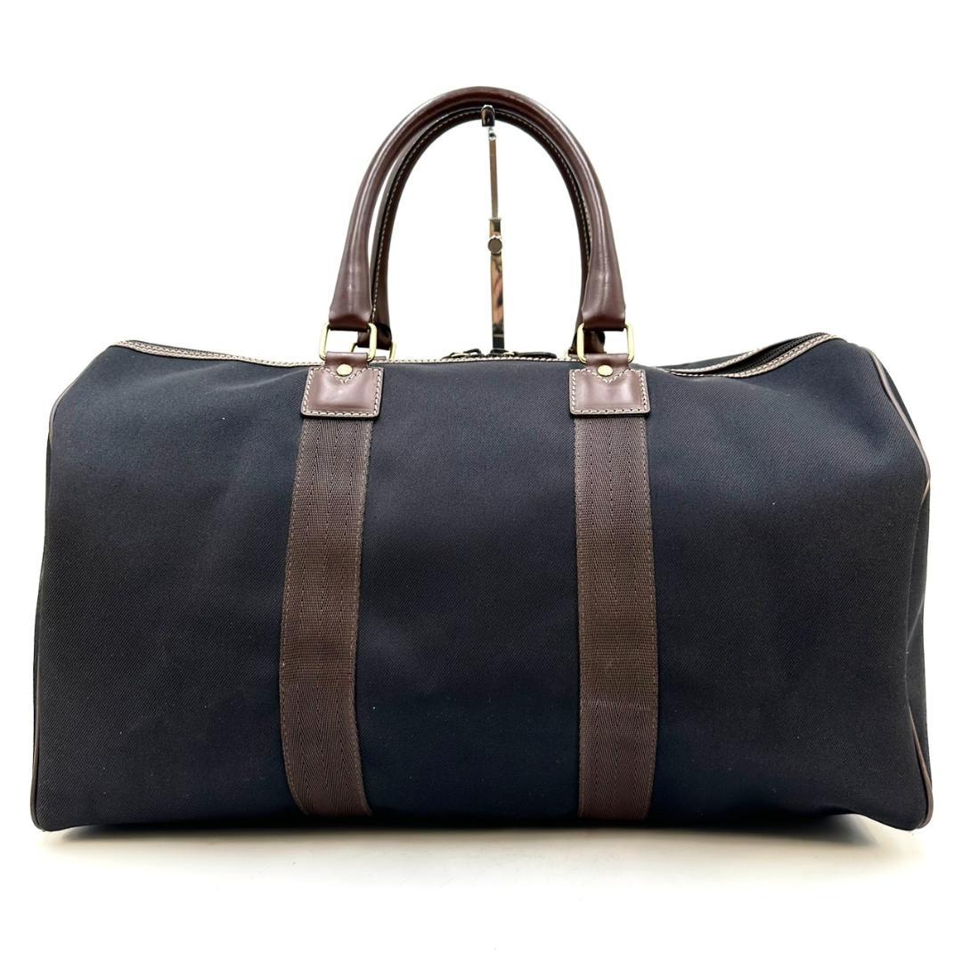 HUNTING WORLD 旅行用バッグ ボストンバッグ キャンバス レザー 黒