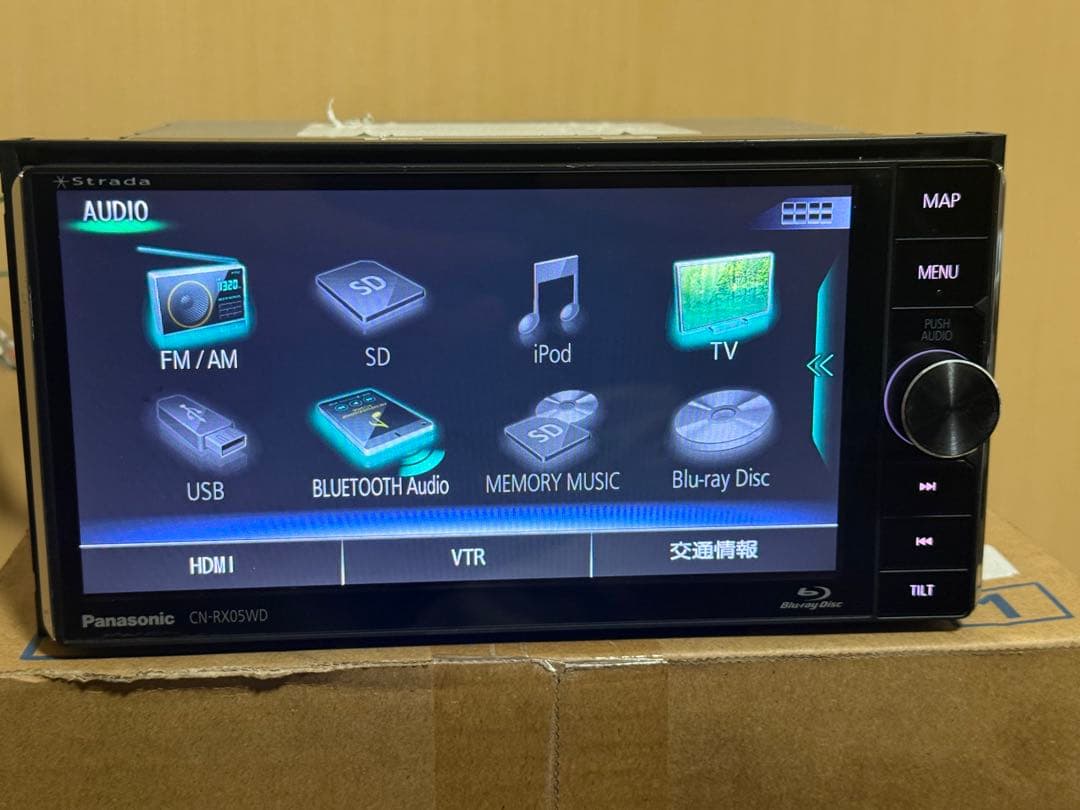 Panasonic CN-RX05WDカーナビ map data 2018
