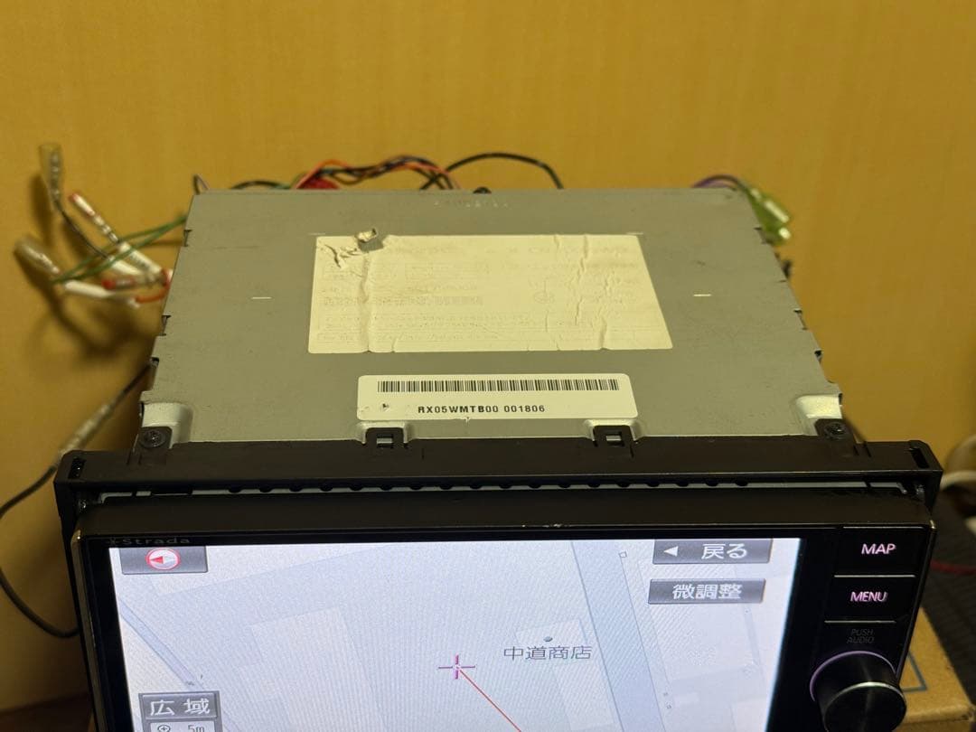 Panasonic CN-RX05WDカーナビ map data 2018