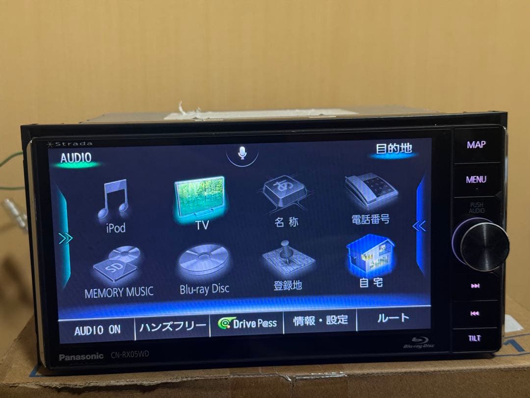 Panasonic CN-RX05WDカーナビ map data 2018
