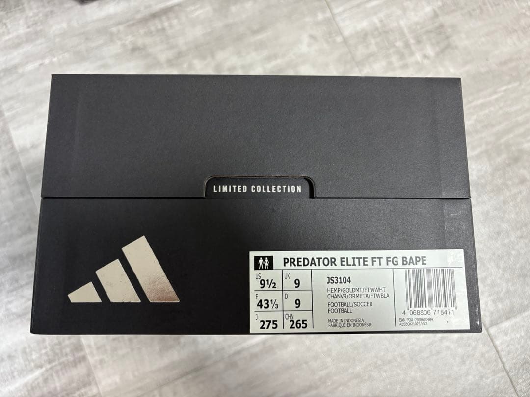 シューズ BAPE X ADIDAS PREDATOR ELITE FT FG 27.5