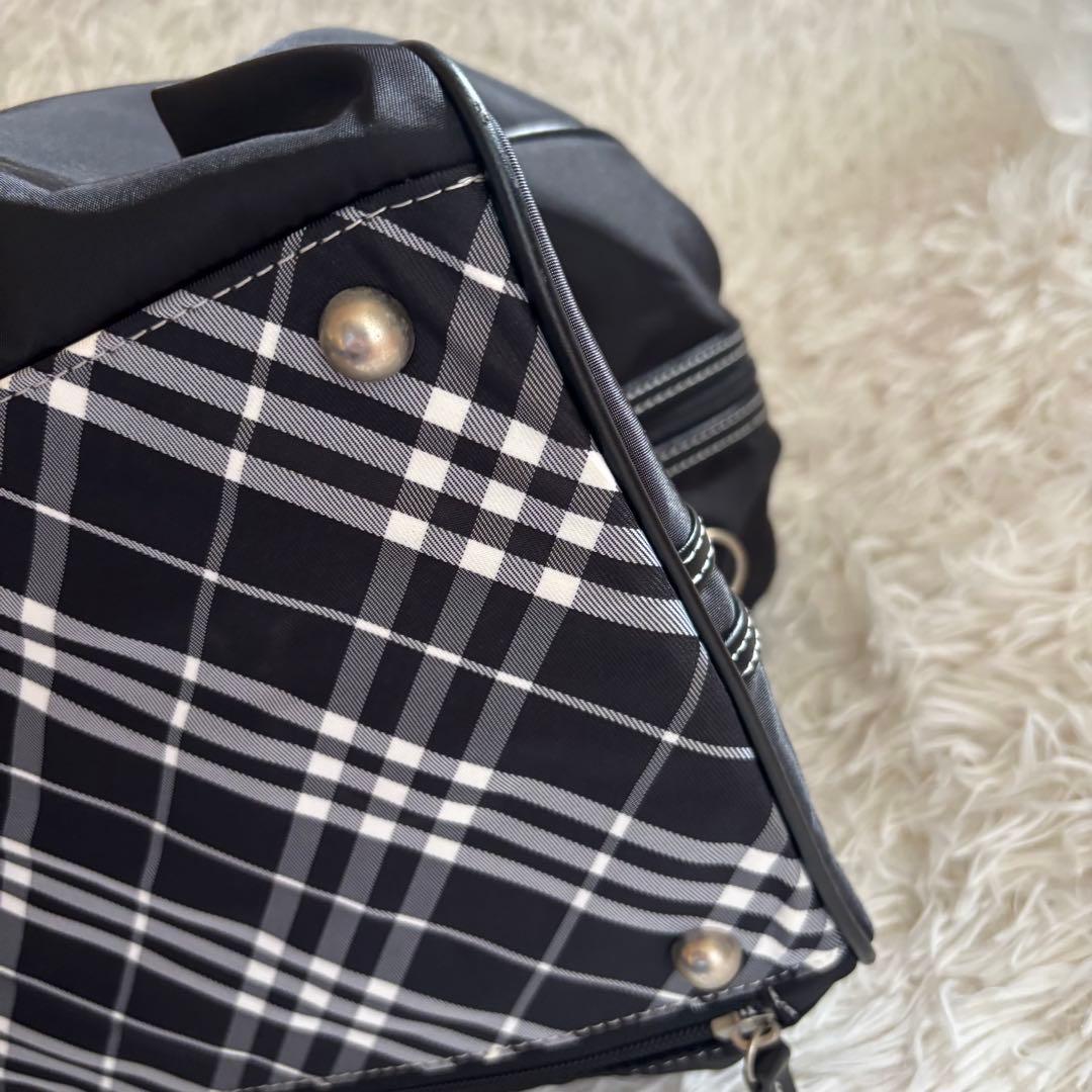 【美品・使用感少】バーバリー ゴルフ ノバチェック 2way ボストンバッグ