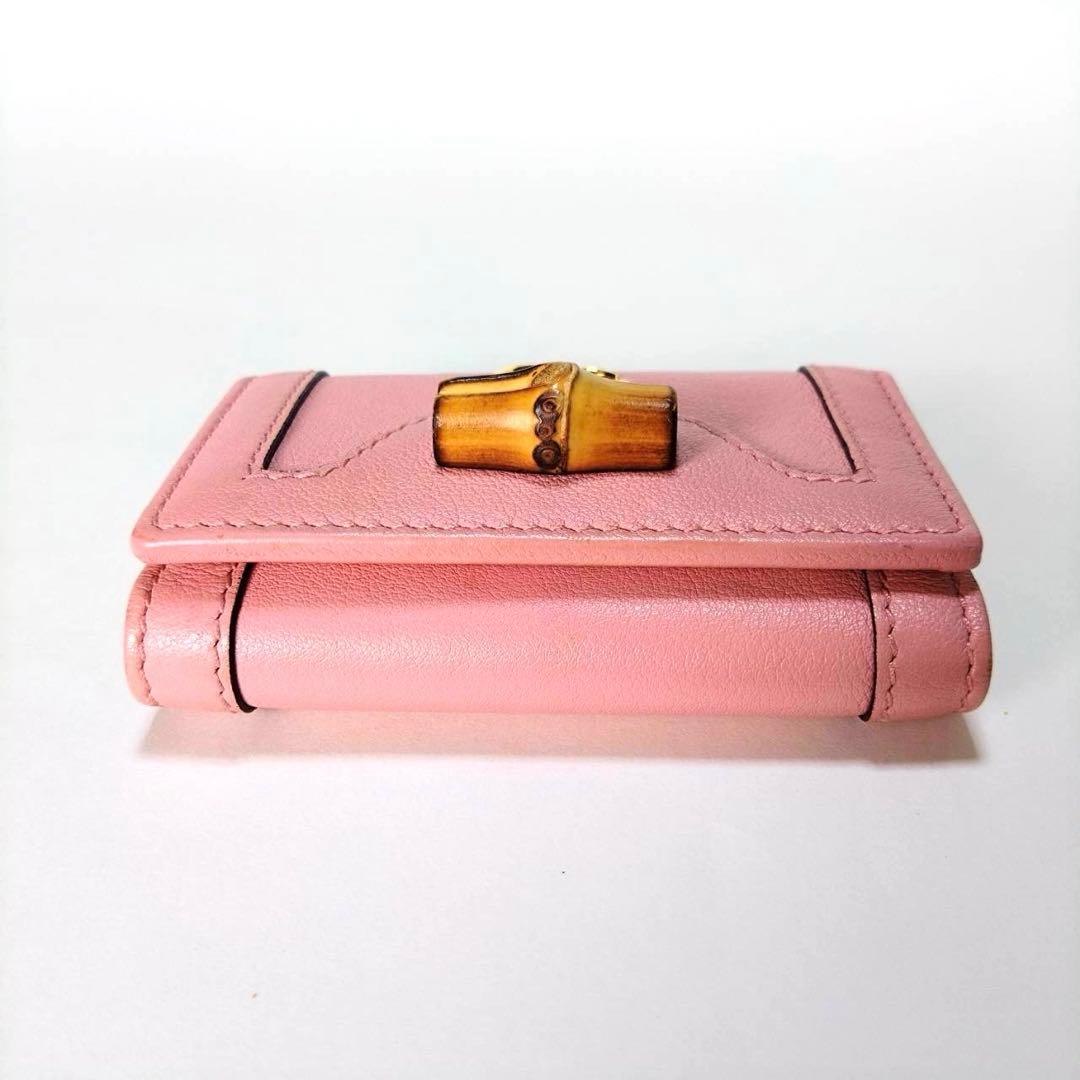 未使用✨GUCCI キーケース キーリング バンブー GG インターロッキング