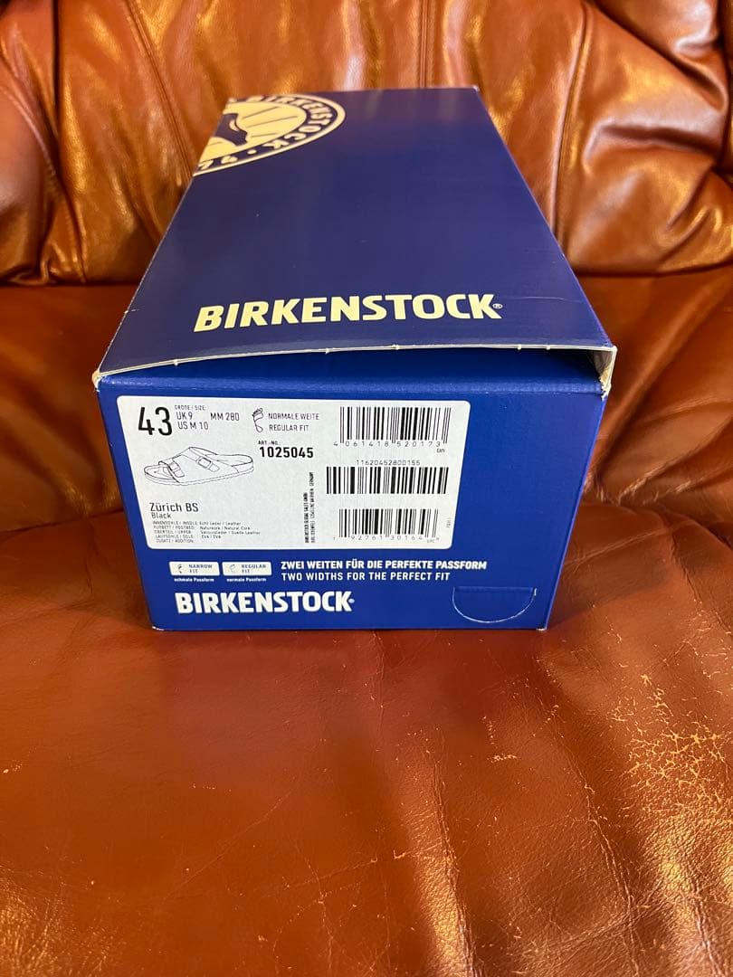 靴 Birkenstock Zurich Black 43