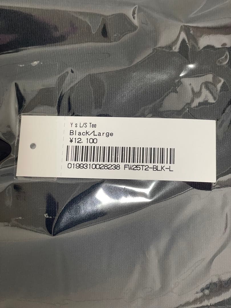 新品未使用 Supreme Y's by Yohji Yamamoto L/S