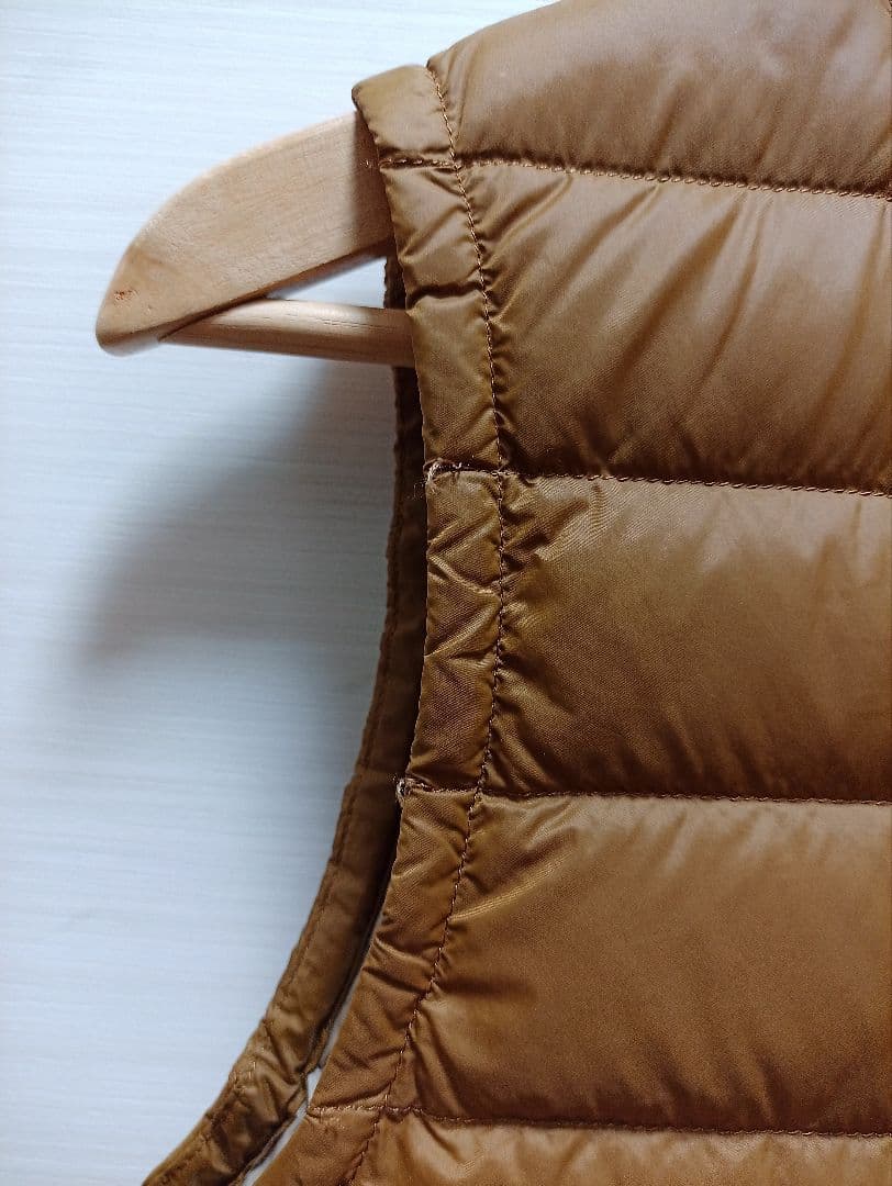 DANTON ブラウン ダウンベスト