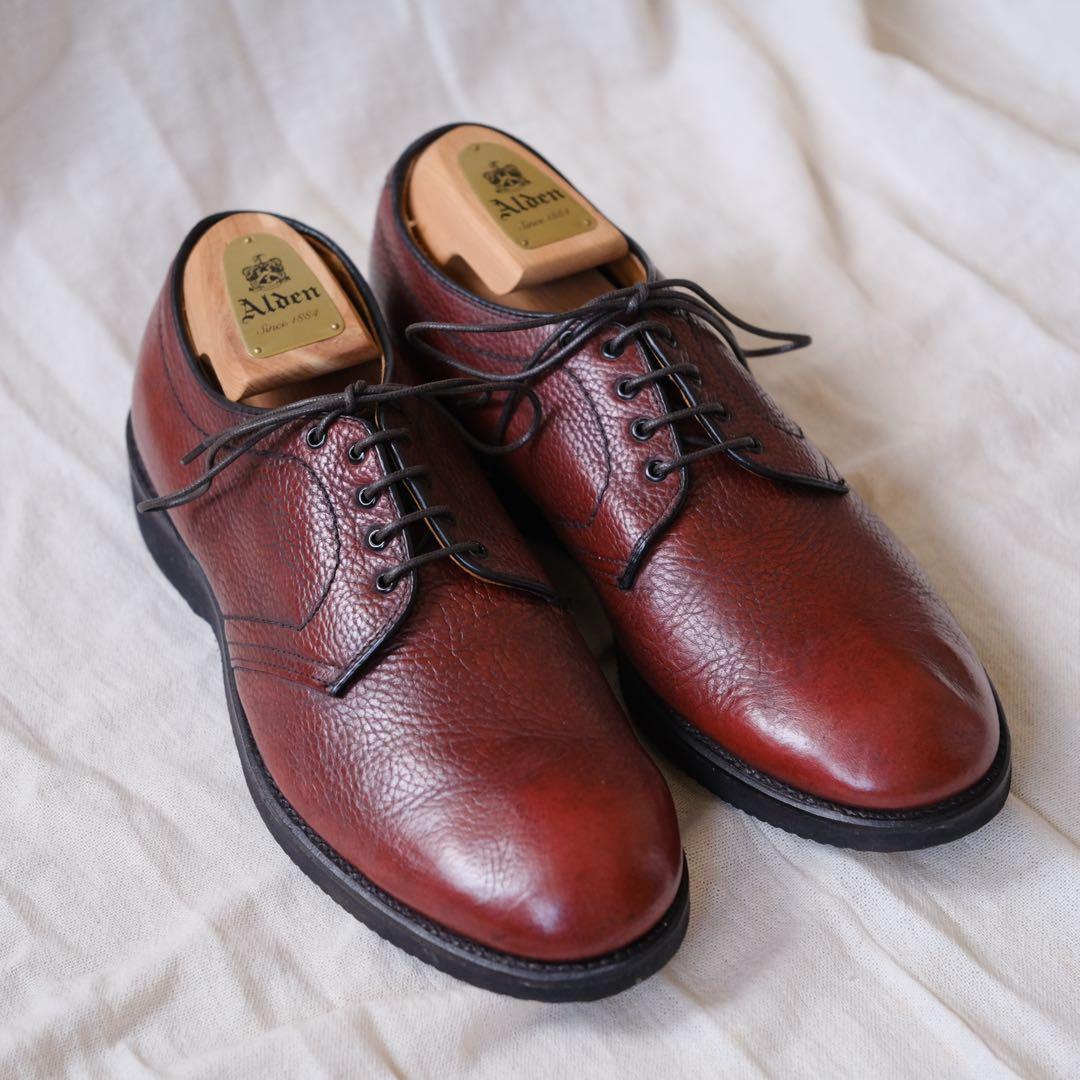 AldenオールデンCDIプレーントゥ#308バーガンディ95C