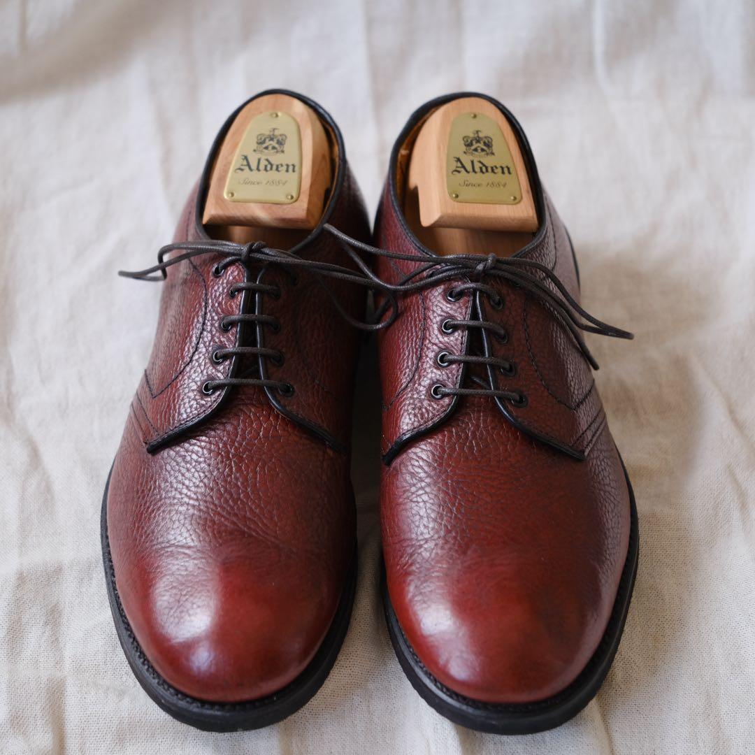 AldenオールデンCDIプレーントゥ#308バーガンディ95C