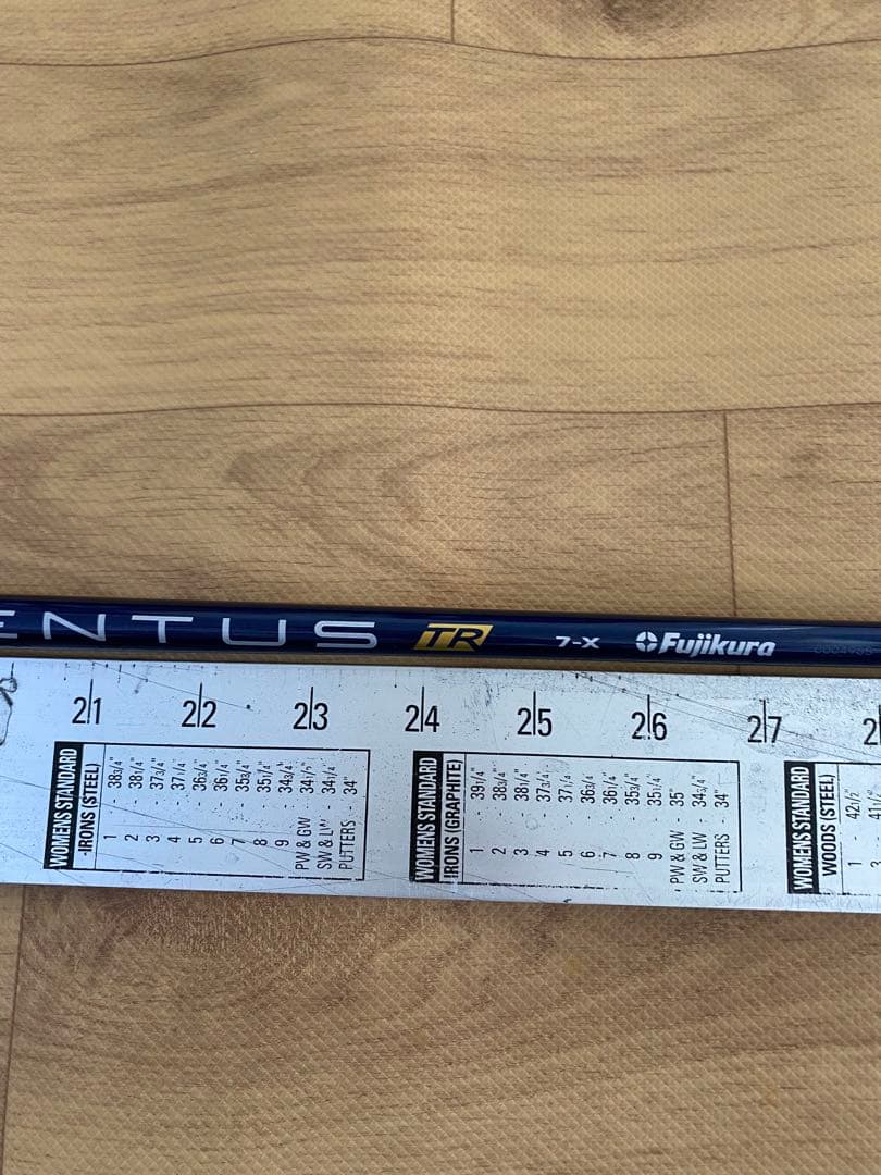 266 フジクラ　ベンタスブルーTR 7X ピンスリーブ付　ドライバー用