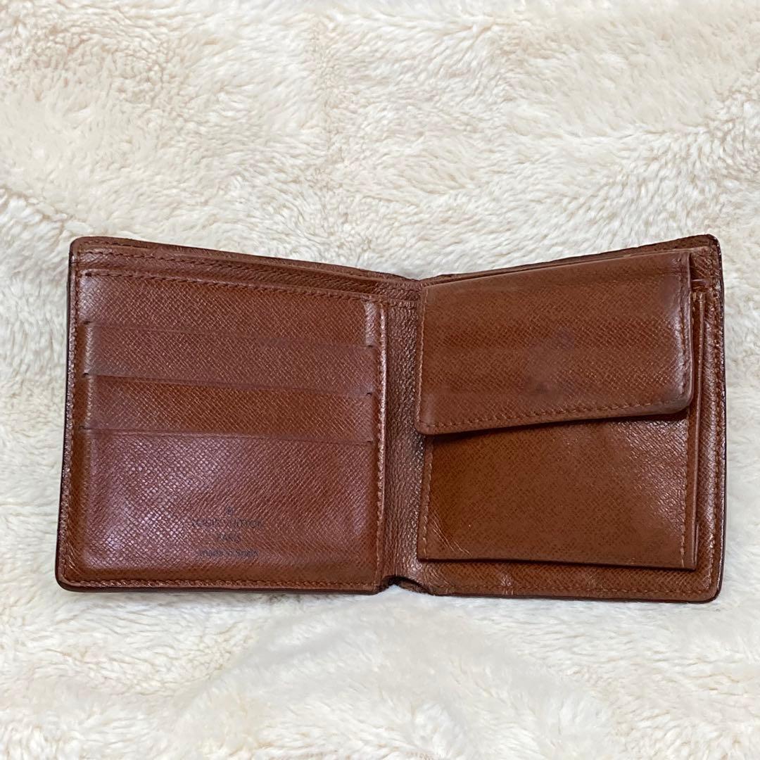 B*様 ルイヴィトン　二つ折り財布　ポルトフォイユ・マルコ　モノグラム　M616