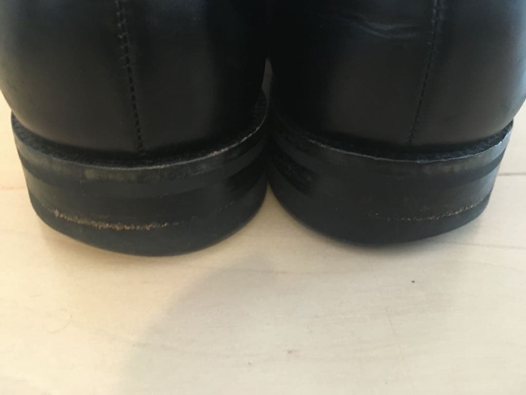 英国製紳士靴 ストレートチップ 黒 UK6.5F 25.5cm 冠婚葬祭ビジネス