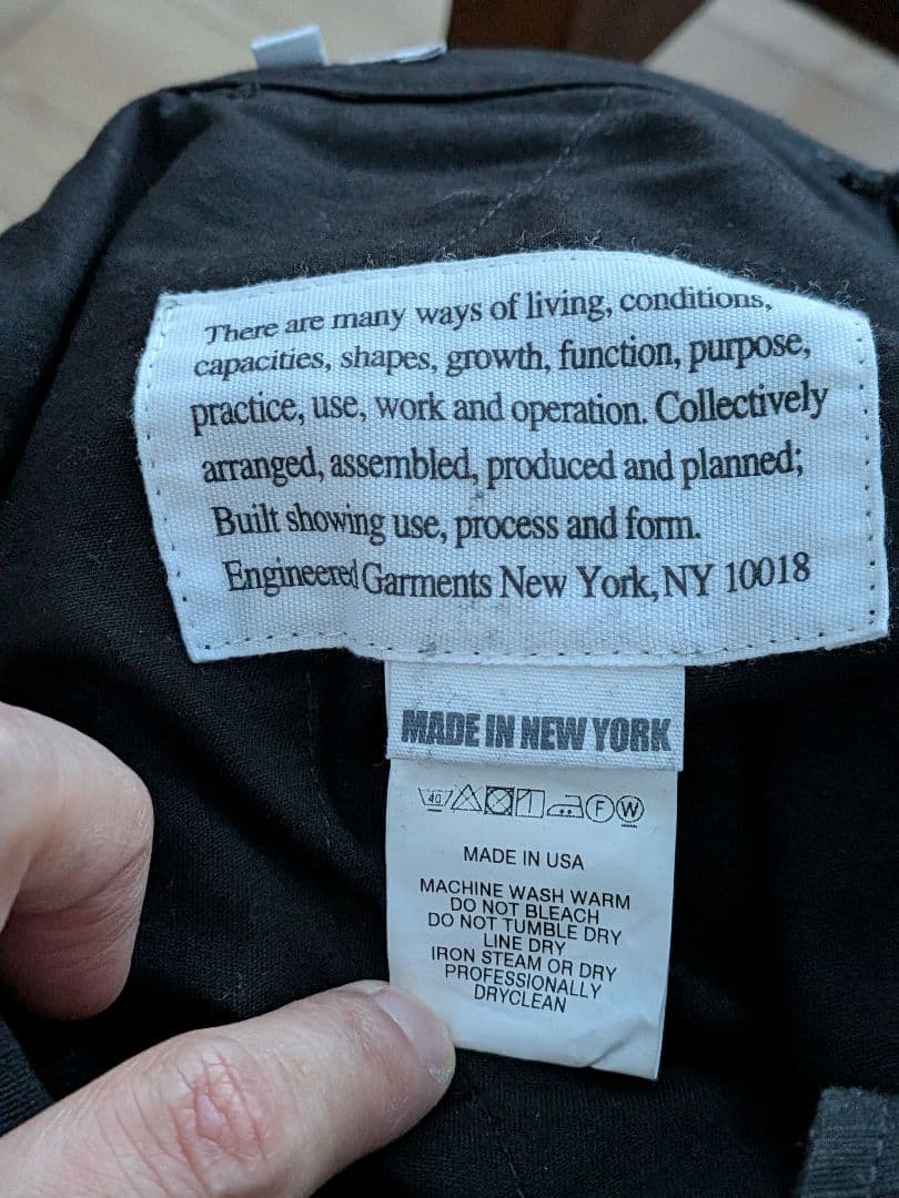 美品 エンジニアードガーメンツ ピルグリム 6P BIKE パンツ M ブラック