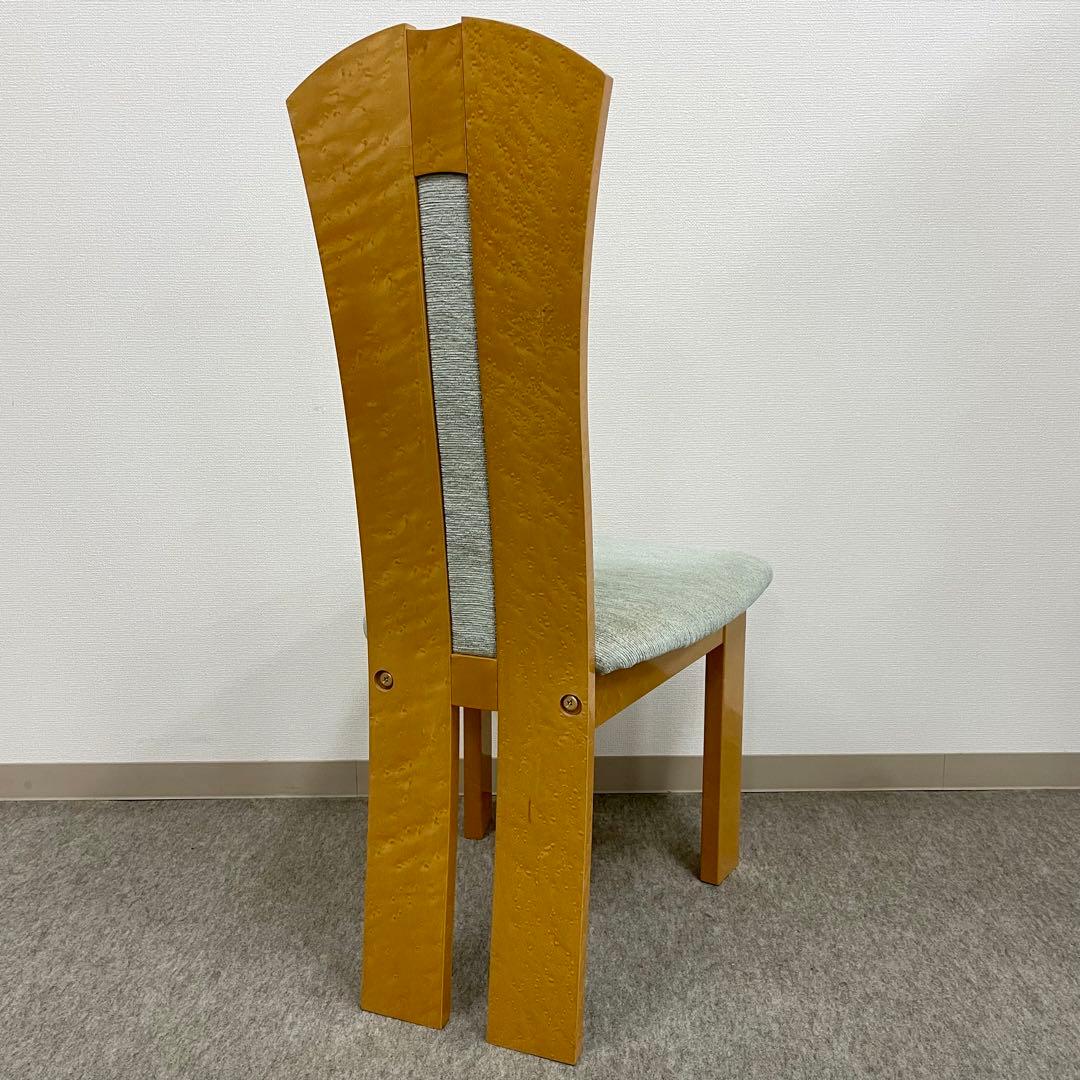 大塚家具【松創】(府中) ダイニングチェア \"バーズアイメイプル\"