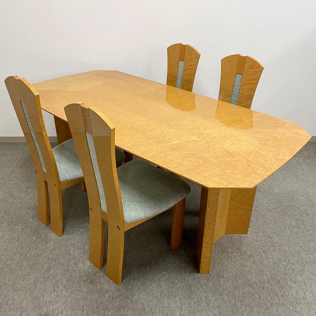 大塚家具【松創】(府中) ダイニングチェア \"バーズアイメイプル\"