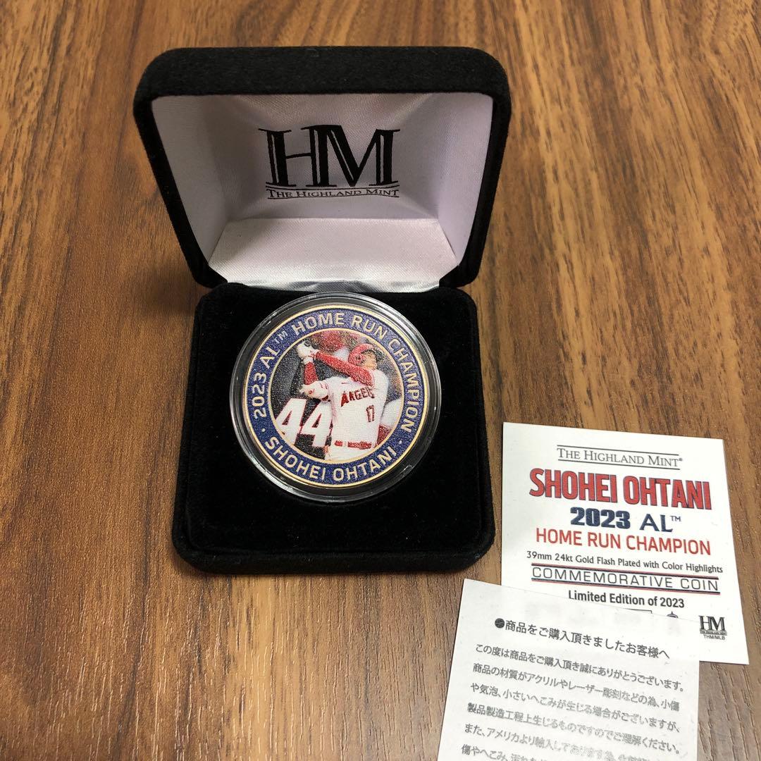 エンゼルス大谷翔平選手2023ALHR王獲得記念ゴールド