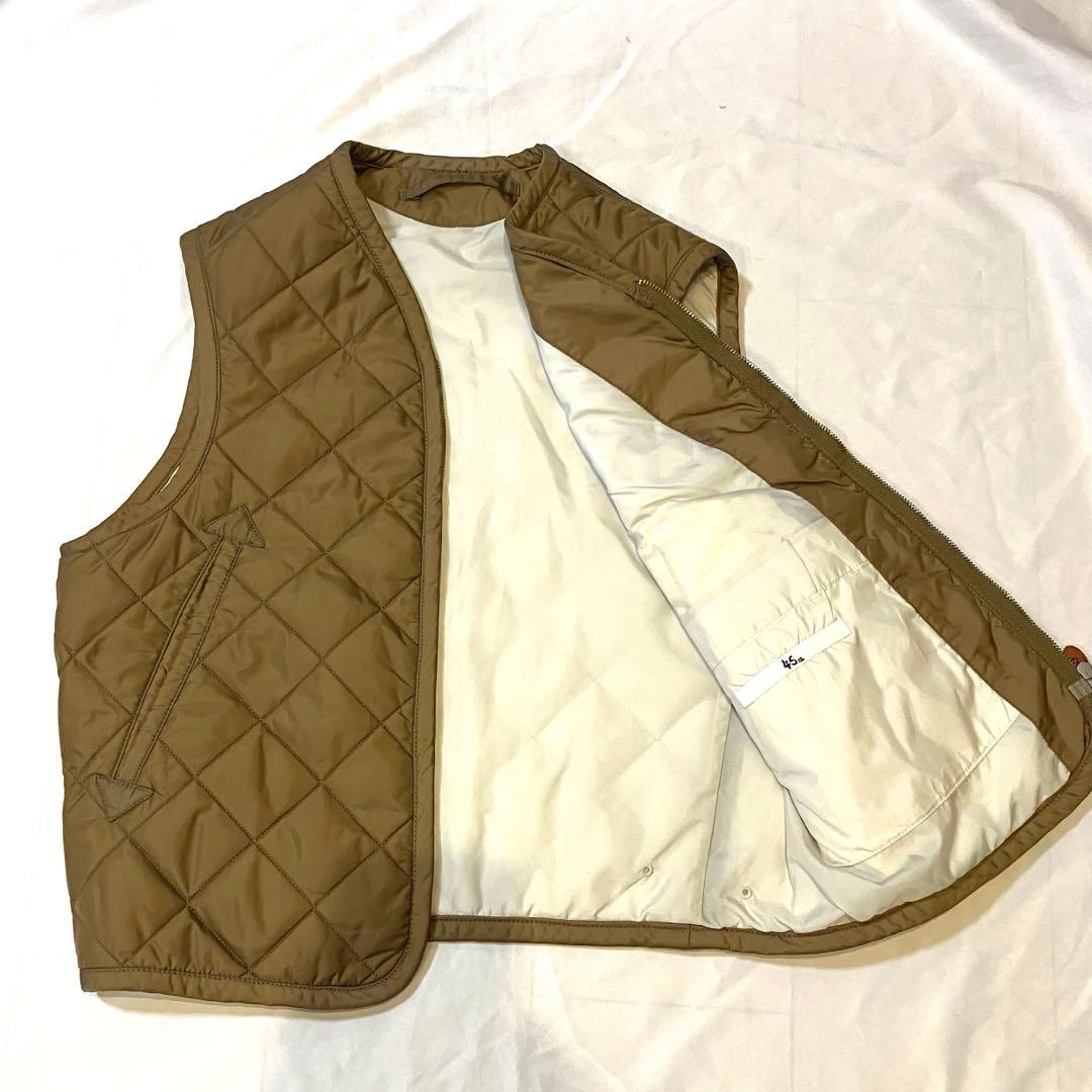 美品⭐️45R ナイロンキルティングベスト　プリマロフトサイズ1