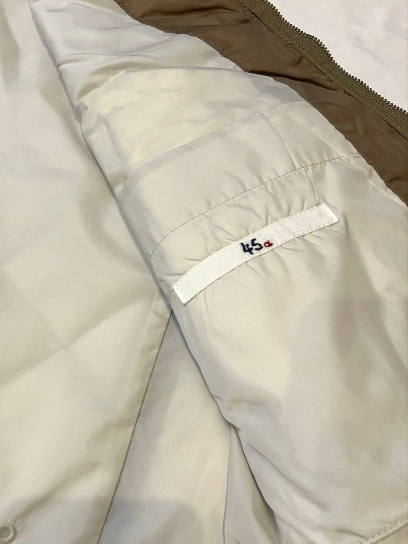 美品⭐️45R ナイロンキルティングベスト　プリマロフトサイズ1