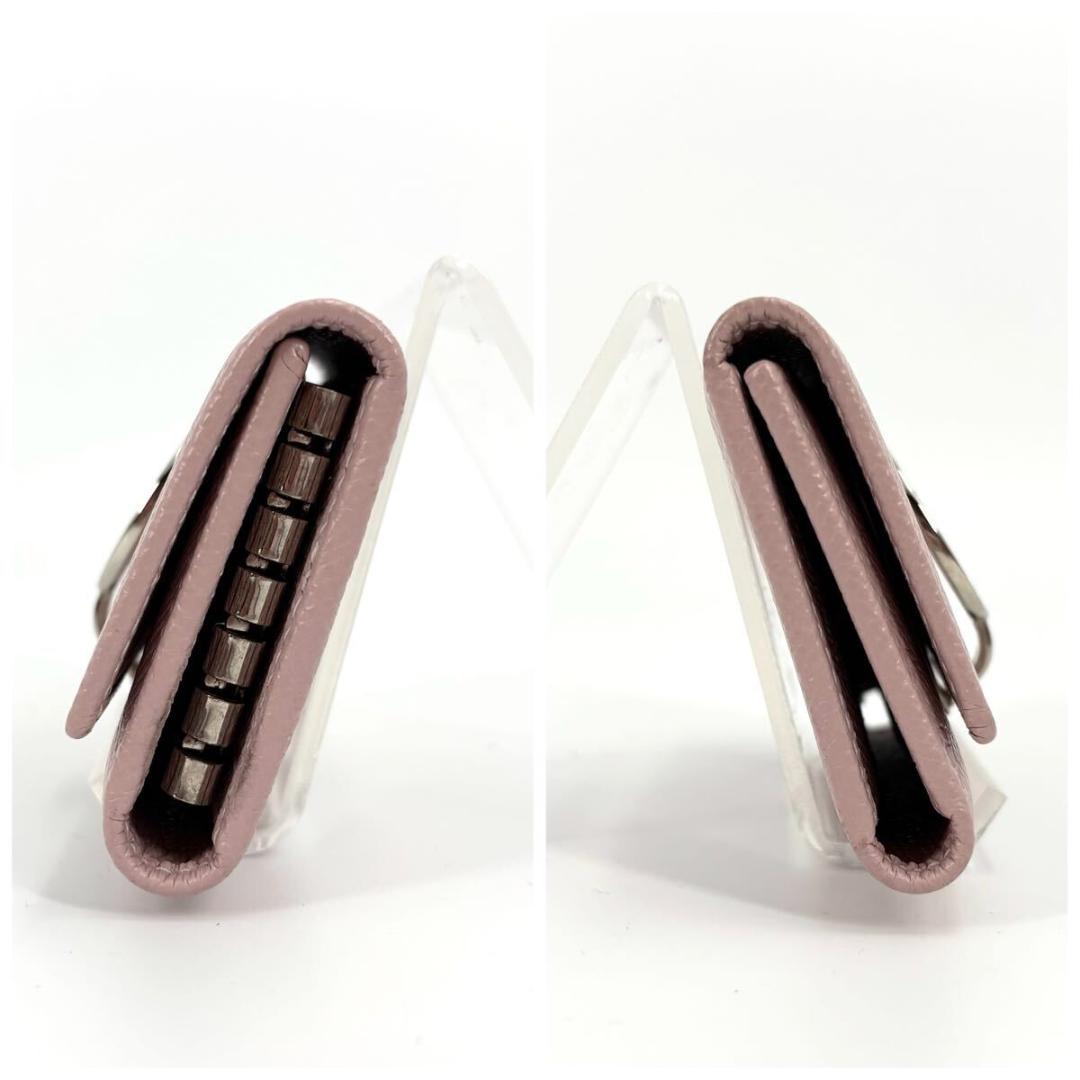 良品 BVLGARI ブルガリ キーケース 6連 レザー