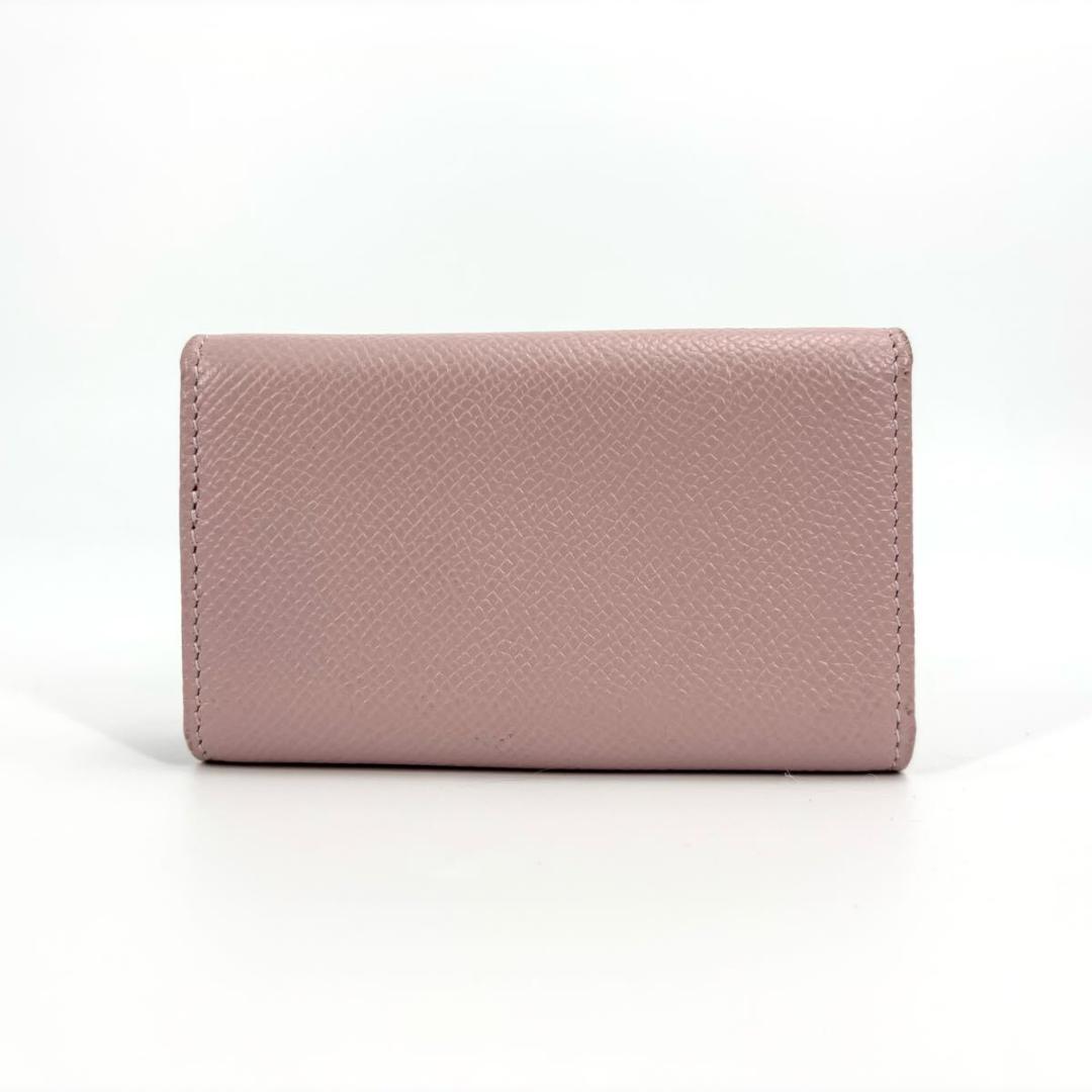 良品 BVLGARI ブルガリ キーケース 6連 レザー