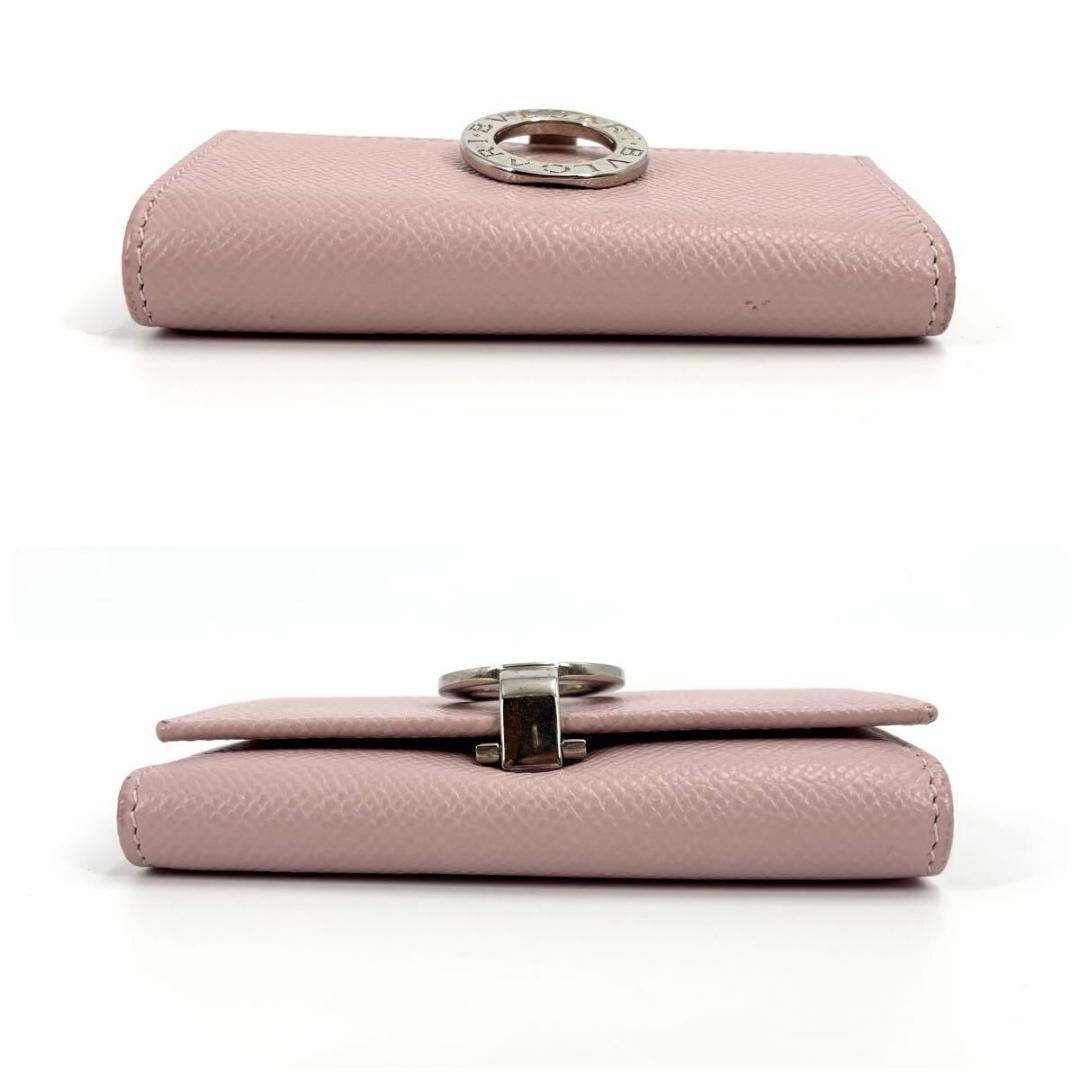 良品 BVLGARI ブルガリ キーケース 6連 レザー