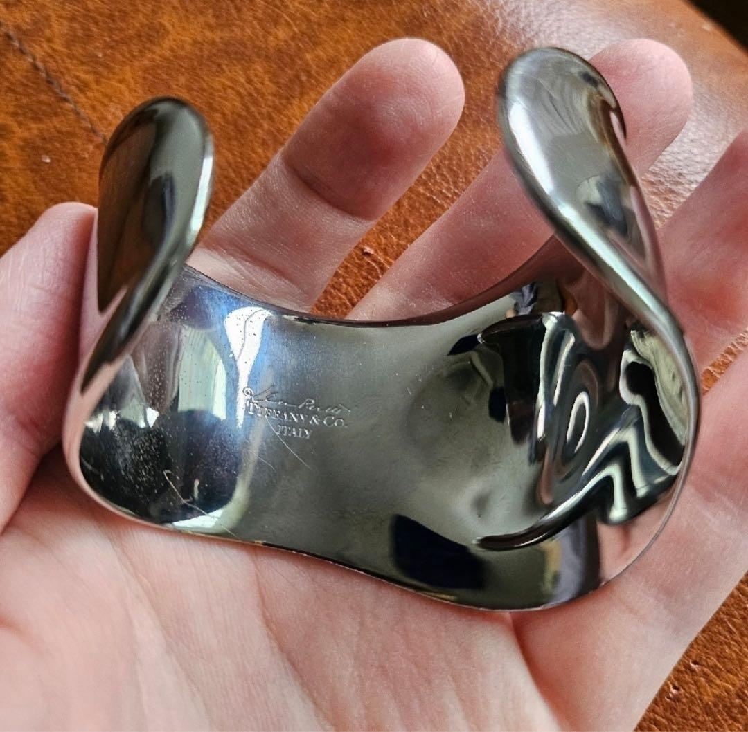 最終【当方最安値】ティファニー スモール ボーンカフ ルテニウム