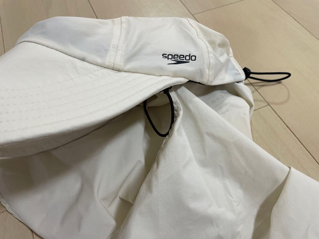 アダムエロペ Speedo SUN CAP オフホワイト