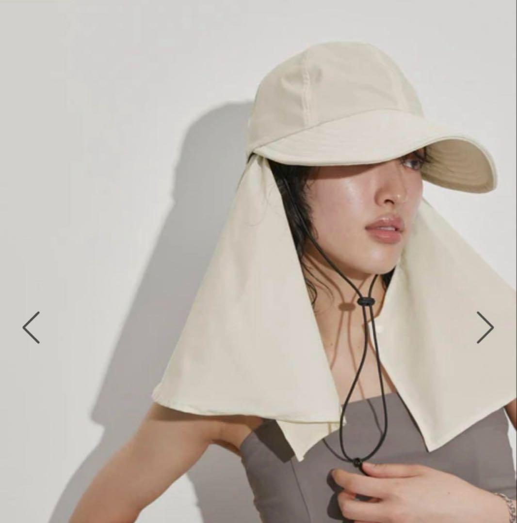 アダムエロペ Speedo SUN CAP オフホワイト