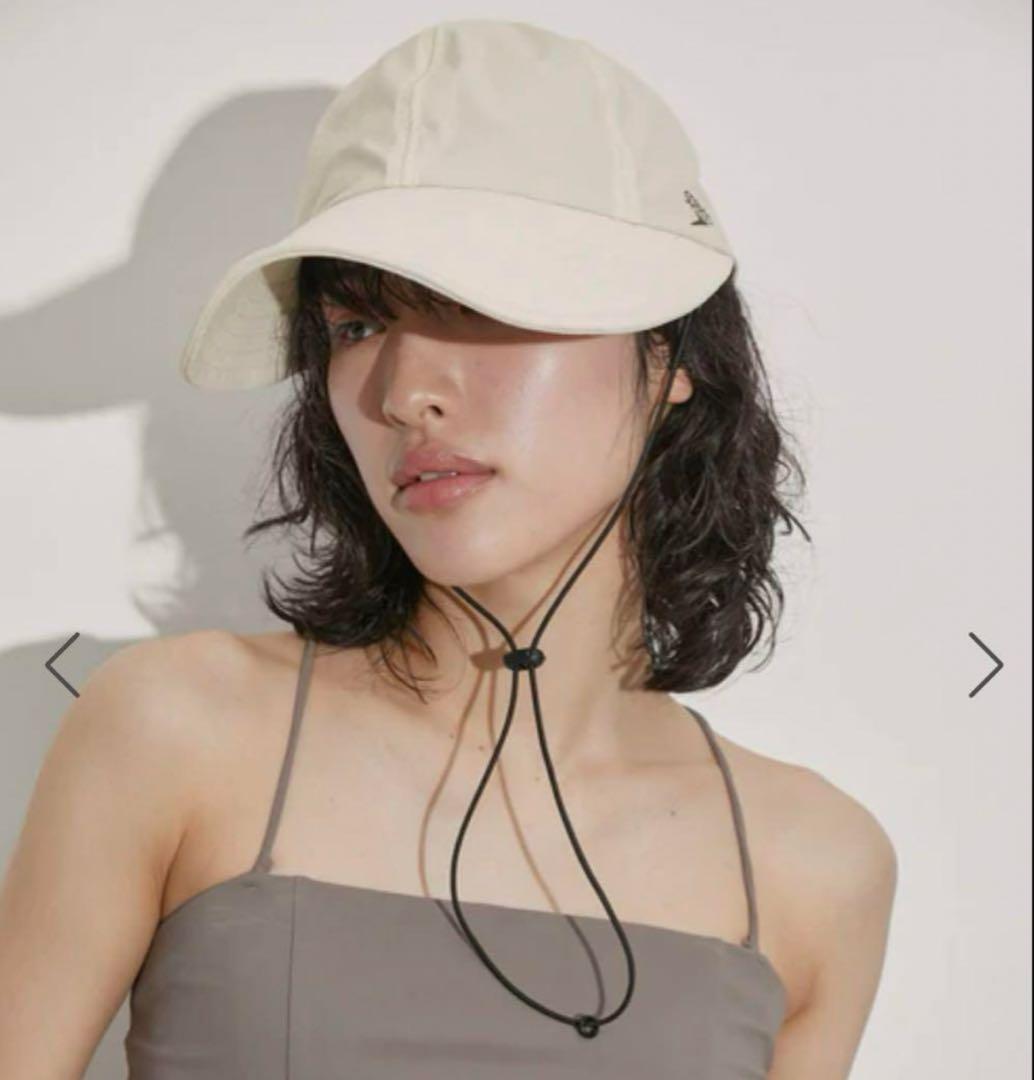 アダムエロペ Speedo SUN CAP オフホワイト