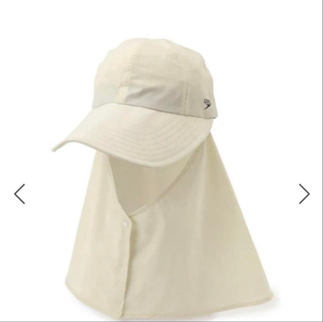 アダムエロペ Speedo SUN CAP オフホワイト