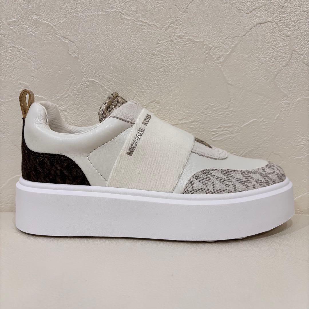 新品【MICHAEL KORS】マイケルコース スリッポン スニーカー　23cm