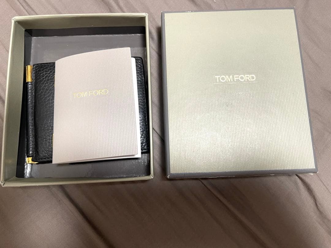 TOM FORD ブラック マネークリップ　箱付き