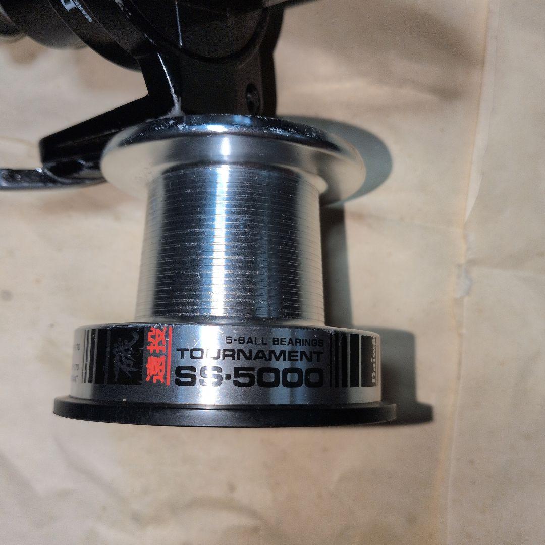 ダイワ　トーナメント　SSー5000 遠投　スピニングリール 替えスプール付き