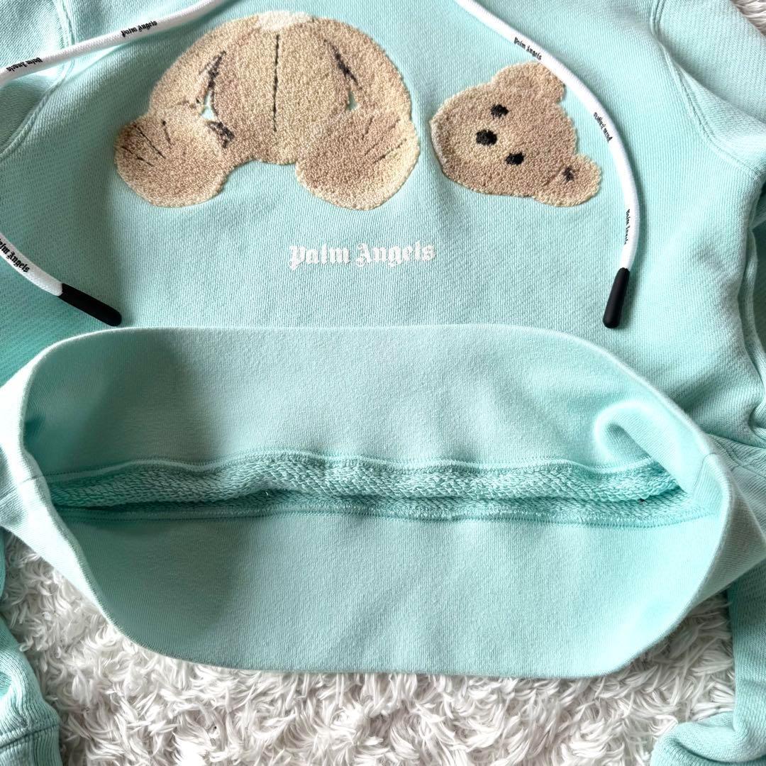 Palm Angels パームエンジェルス 近年モデル　ベア パーカー ブルー