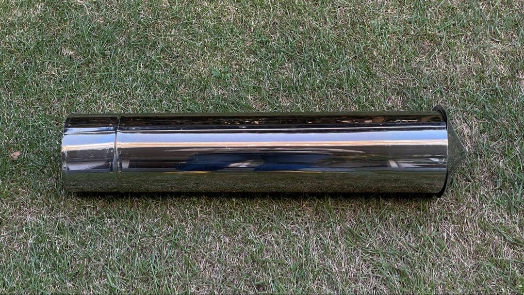 新保製作所・アウトドア専用マトリョーシカ煙突（径１０６mm）＋笠+ガイドリング