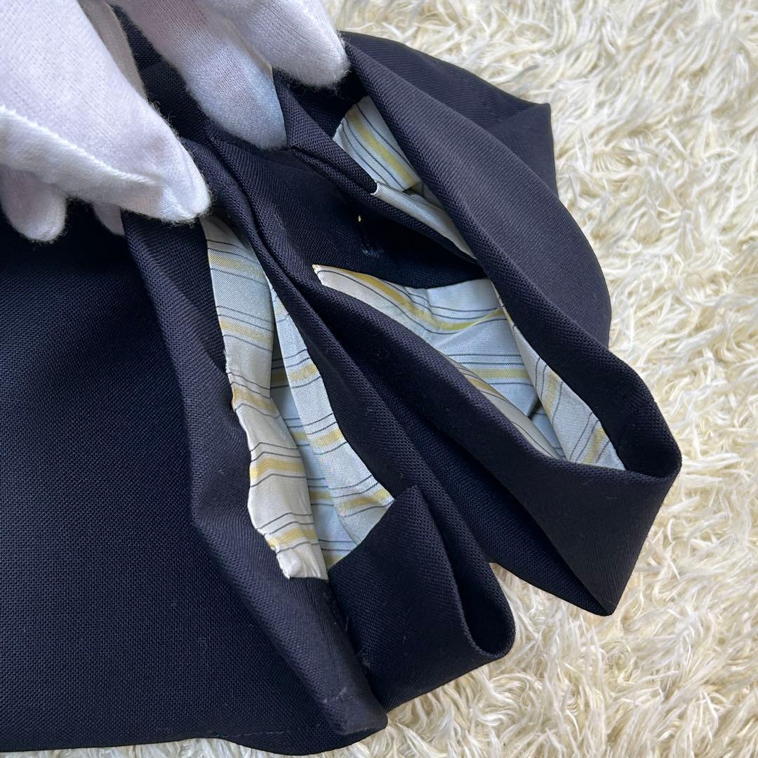 【現行 極美品 martin】マッキントッシュ　紺ブレ　金ボタン　ストレッチ