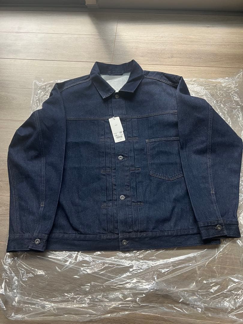 UNIQLOユニクロ　2XL デニムトラッカージャケット　68Blue 大戦