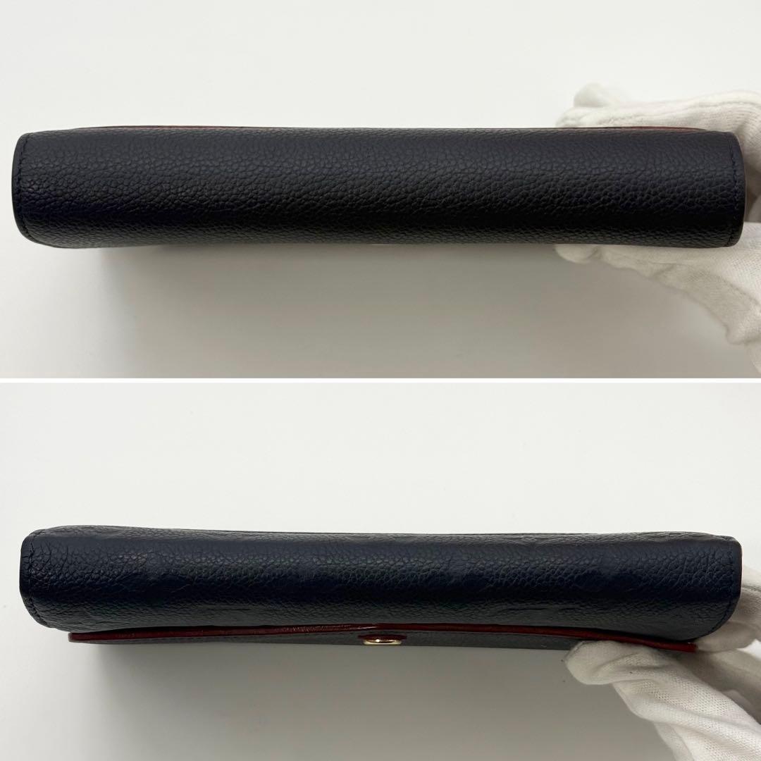 極美品✨ルイヴィトン アンプラント ポルトフォイユサラ 長財布 マリーヌルージュ